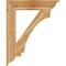 Ekena Millwork Imperial Traditional Rough Sawn Bracket, Western Red Cedar, 6"W x 34"D x 42"H BKT06X34X42IMP01RWR - alternate 3
